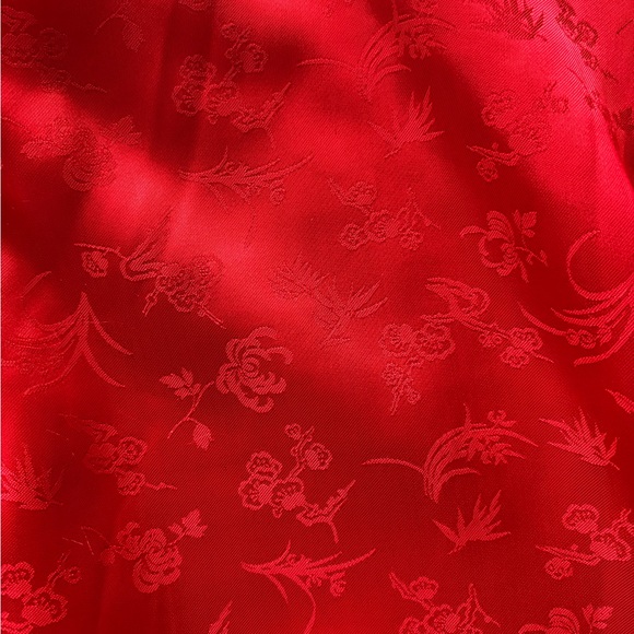 Blue and Red Reversible Kimono Robe - Picture 7 of 8